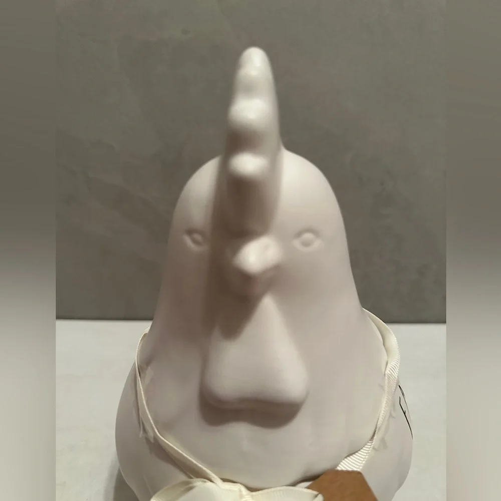 Rae Dunn FARM LIFE Rooster Figure Cannister Cookie Jar Rustic Kitchen Decor NEW